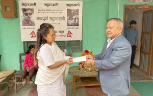 तिनकुने घटनामा परि दिवंगत भएका सविनकी श्रीमती भविसालाई भाटभटेनीमा जागिर दिइने