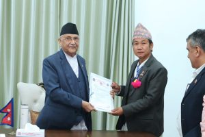 धरानबासीलाई खानेपानीको प्रबन्ध गर्ने प्रक्रिया अघि बढ्योः प्रधानमन्त्री