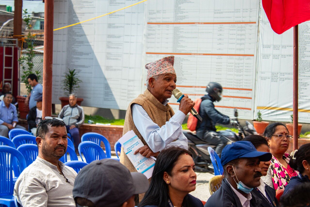 चन्द्रागिरि नगरपालिकामा सार्वजनिक सुनुवाइ कार्यक्रम सम्पन्न, सहभागीको संख्या अपेक्षाकृत न्यून