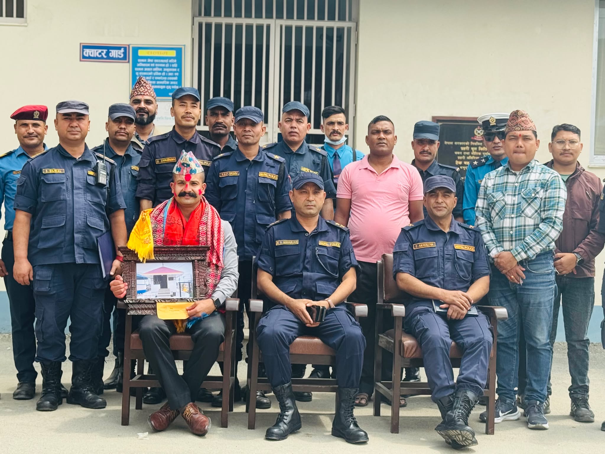 नागढुङ्गा ट्राफिक प्रमुखको जिम्मेवारी प्रहरी निरीक्षक किरण राउतले सम्हाल्ने