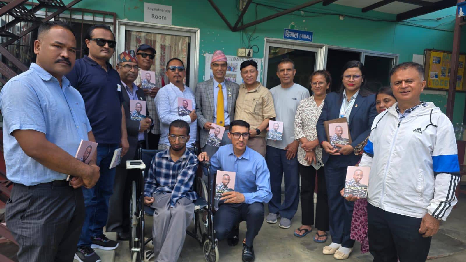 लायन्स क्लबद्वारा सिर्जनशील अपाङ्ग पुनःर्स्थापना विद्यालयका लागि सहायता सामाग्री हस्तान्तरण