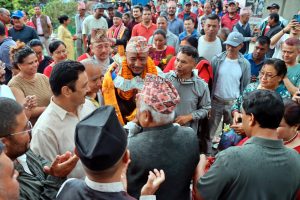 चन्द्रागिरिबाट पहिलोपटक सगरमाथा चुचुरोमा पुग्ने मच्छेगाउँका विधानलाई जनस्तरबाट भव्य स्वागत