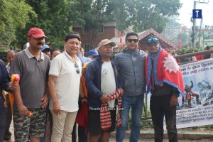 चन्द्रागिरिबाट सगरमाथा चढ्ने पहिलो व्यक्तिलाई ब्राइट फ्यूचर माविले आज सम्मान गर्ने