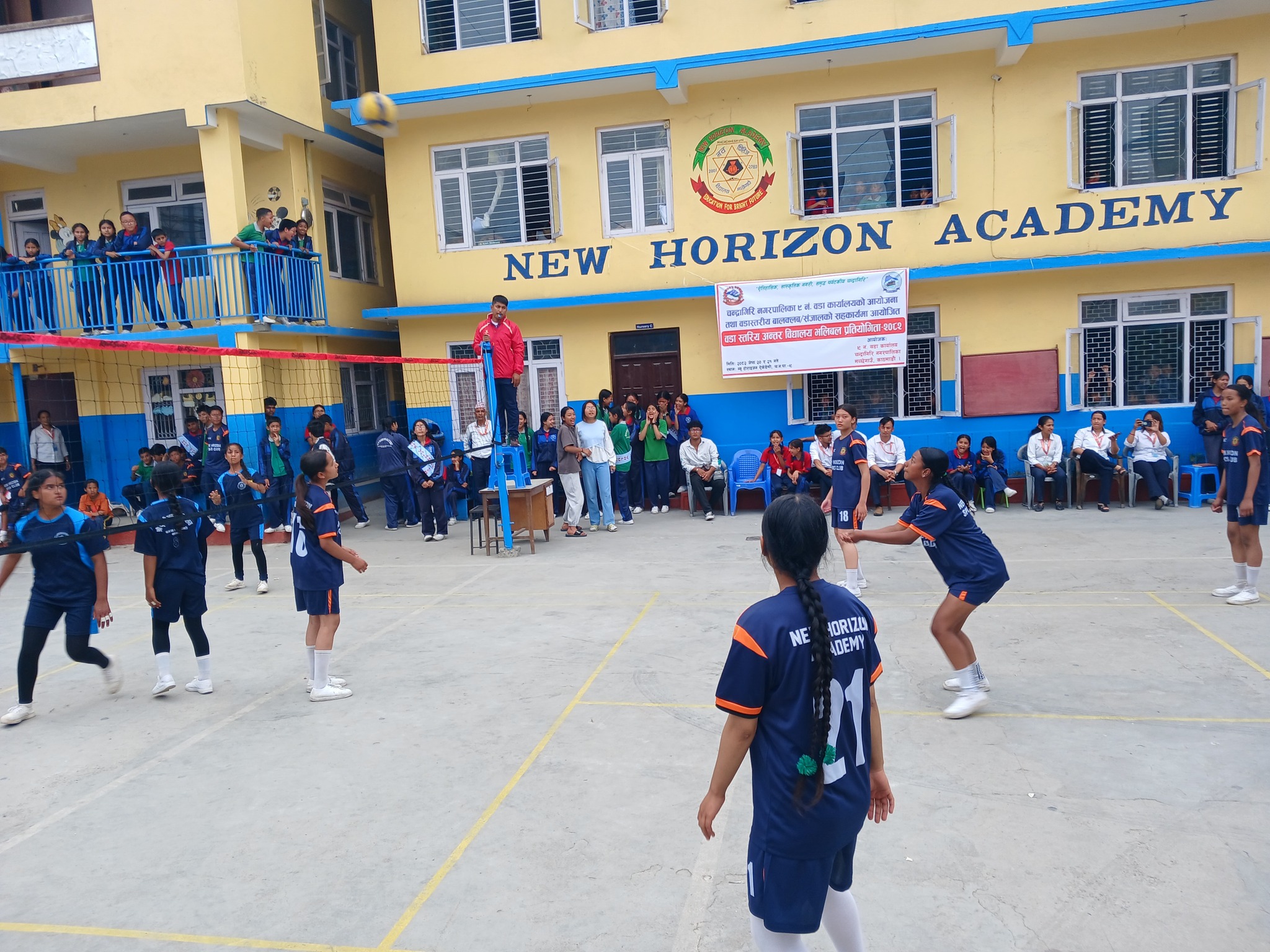 मच्छेगाउँमा जारी अन्तर विद्यालय भलिबल प्रतियोगिता आज सम्पन्न हुँदै