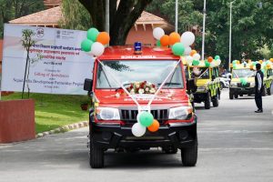 नेपालका स्वास्थ्य संस्थालाई ४० एम्बुलेन्स प्रदान