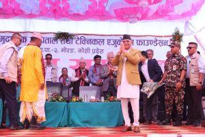 निजी लगानीमा अस्पताल स्थापना गर्नु उदाहरणीय कार्य : प्रधानमन्त्री ओली