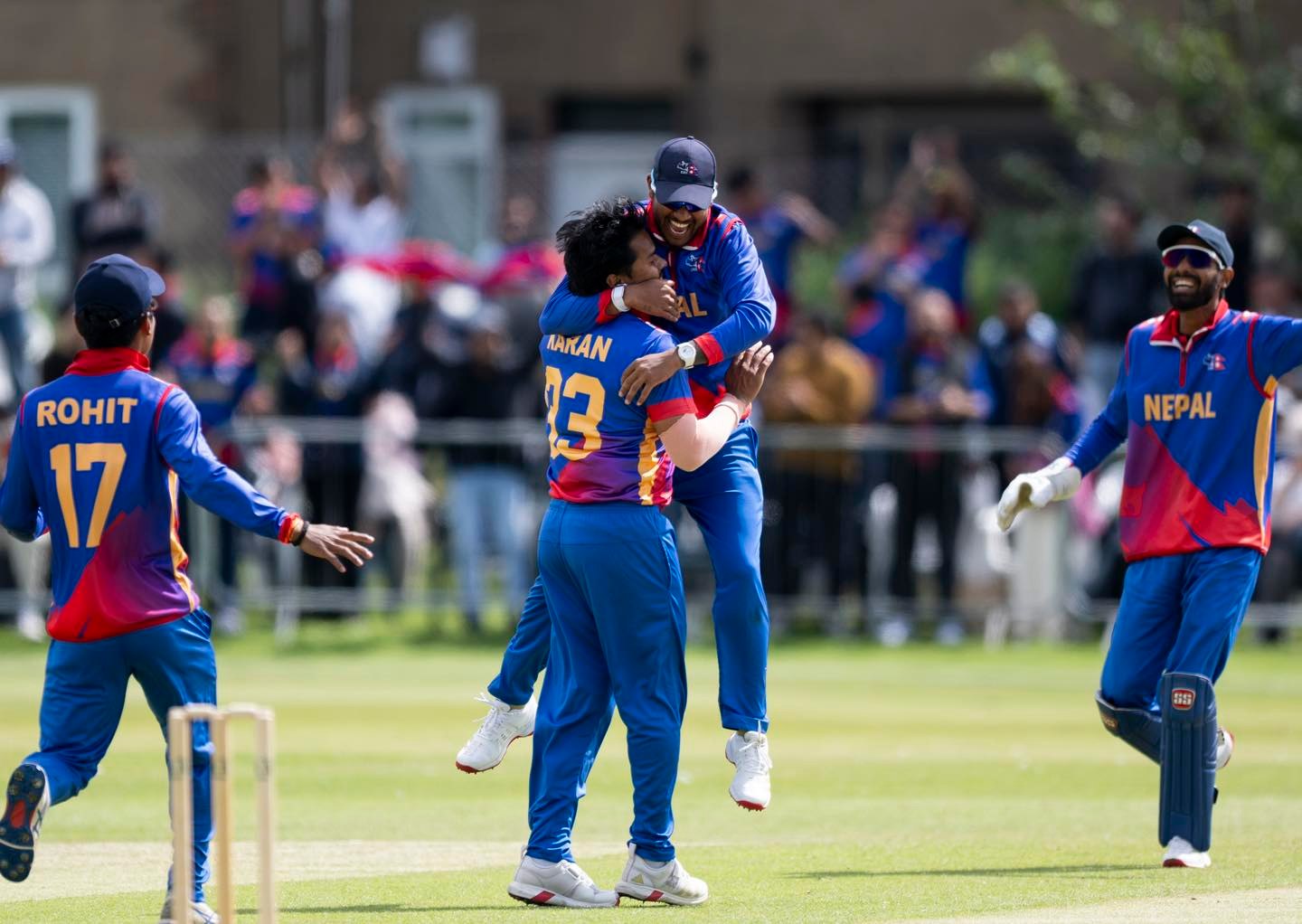 त्रिदेशीय ट्वान्टी-२० शृंखलाः नेपालको पहिलो जित, ९८ रनको लक्ष्य पछ्याउन नेपाललाई हम्मेहम्मे