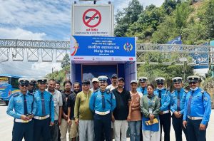 नागढुङ्गासहित विभिन्न स्थानमा उपत्यका ट्राफिक कार्यालयद्वारा नागरिक सहायता कक्ष स्थापना