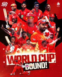 क्यानाडा आइसिसी टी-२० विश्वकप २०२६ का लागि छनोट