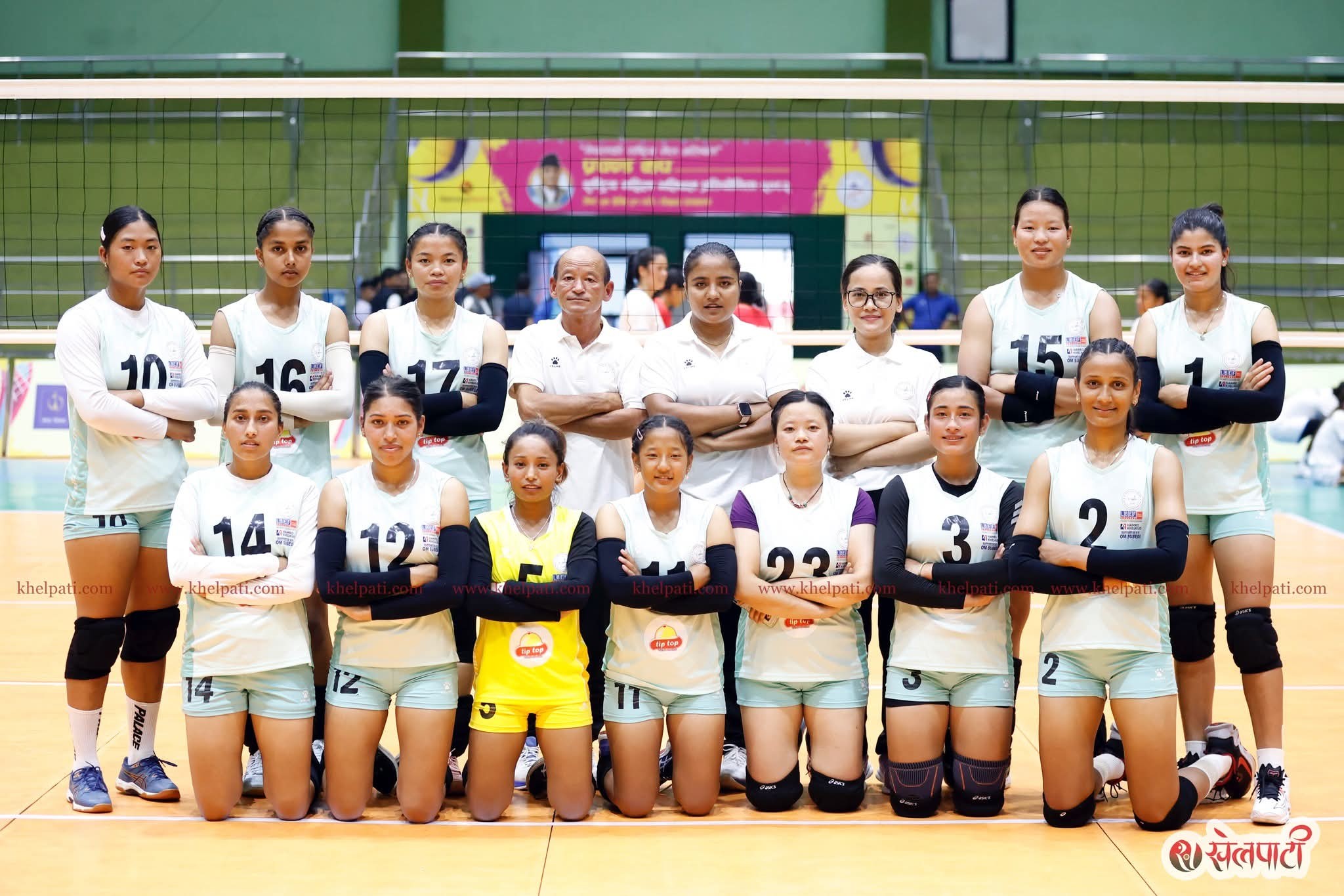 प्रथम नेकोस कप राष्ट्रिय महिला भलिबल प्रतियोगिताको उपाधि न्यु डायमण्डलाई