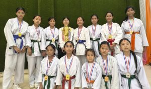 महिला कराँते प्रतियोगितामा बेसिक लर्निङ्ग टीम च्याम्पियन