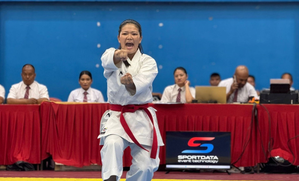 काठमाडौं जिल्लाव्यापी बृहत खेलकुदः एलिनालाई करातेको एकल कातामा स्वर्ण