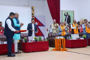 प्रधानमन्त्री ओली मधेश प्रदेशमा, ६४ सडकको एकैसाथ शिलान्यास