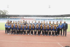 भुटानमा हुने एएफसी यू-२० महिला एसियन कप छनोट खेल्न जाने नेपाली टोलीको बिदाइ