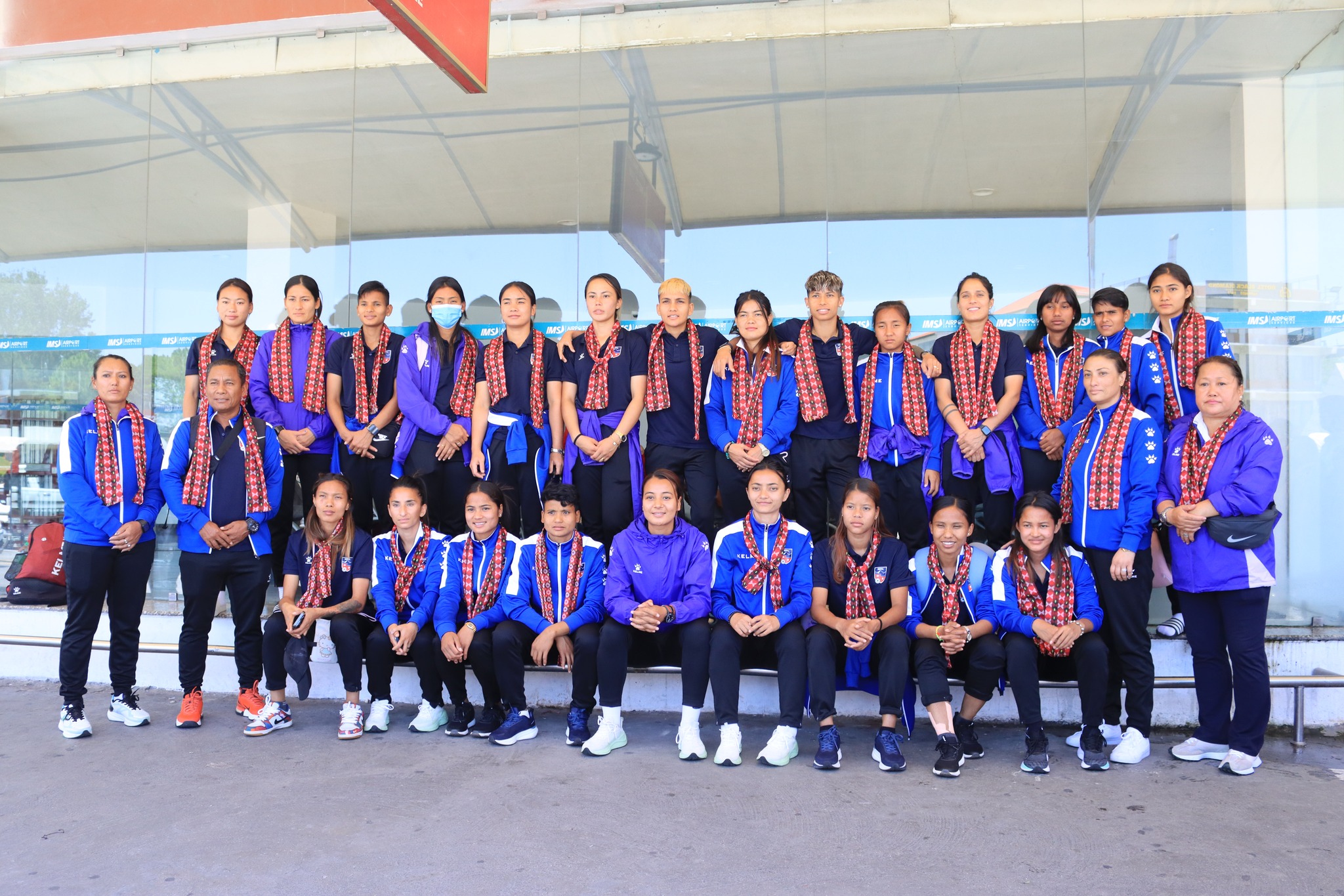 नेपाली महिला फुटबल टोली स्वदेश फर्कियो