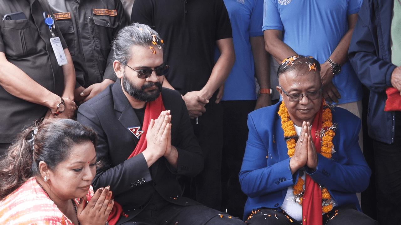 असन बजार प्रवेशद्वारमा निर्माण गरिएको ऐतिहासिक सिंहद्वार (मूर्ति) उद्घाटन