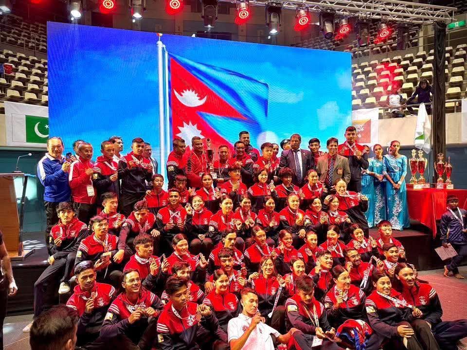 नवौँ दक्षिण एसियाली कराते च्याम्पियनसिपमा नेपाल उपविजेता