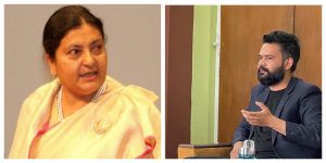 पूर्व राष्ट्रपति विद्यादेवी भण्डारी र काठमाडाैं महानगरका मेयर बालेनबीच भेट