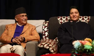 एमाले अध्यक्ष केपी शर्मा ओलीलाई पूर्वराष्ट्रपति भण्डारीको बधाई