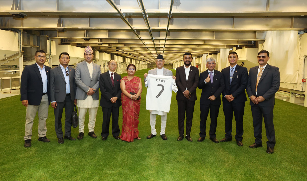 रियल मड्रिडको ७ नं. को जर्सीमा केपी ओलीको नाउँ !