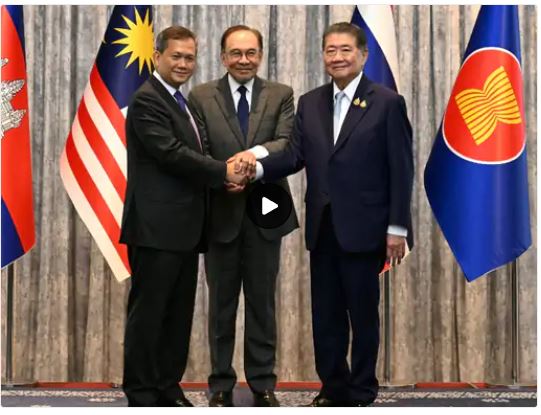 थाइल्याण्ड र कम्बोडियाबीच युद्धविराम