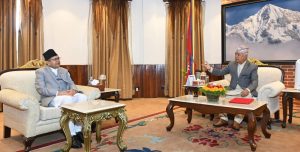 राष्ट्रपति पौडेल र सभामुख घिमिरेबीच भेटवार्ता