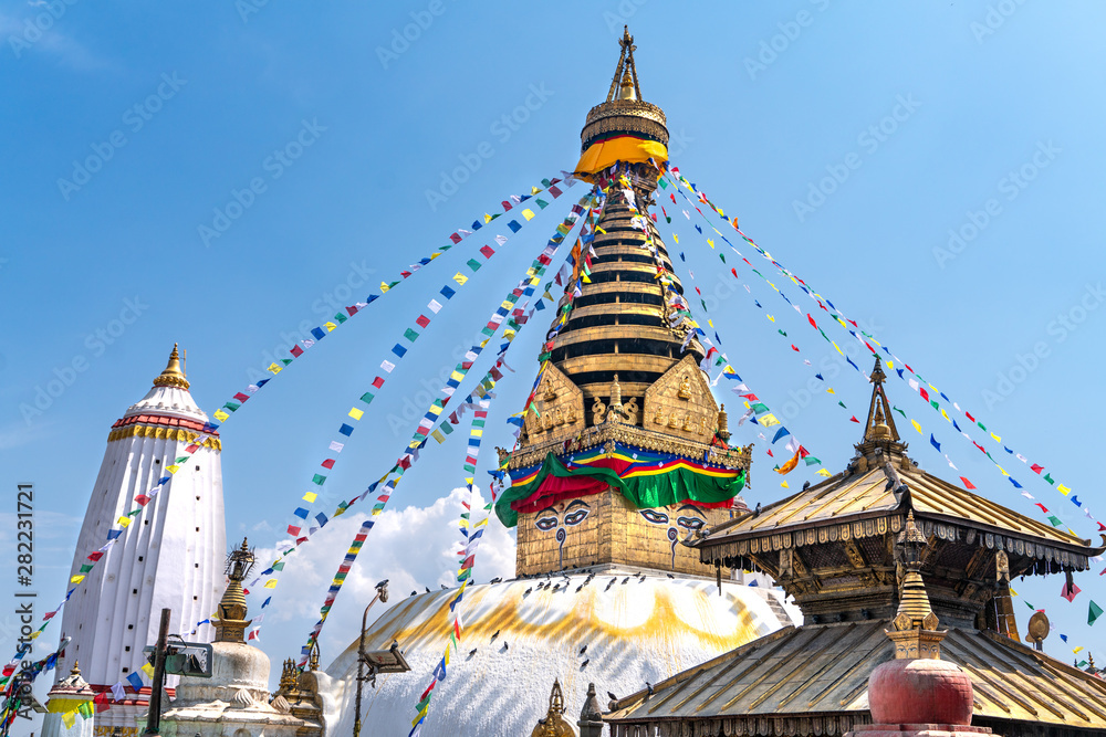 स्वयम्भूमा एक महिने मेलाको तयारी पूरा