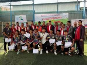 प्याब्सन चन्द्रागिरि कप छात्र फुटसलको उपाधि लगातार दोश्रो वर्ष रिब्स माविको पोल्टामा