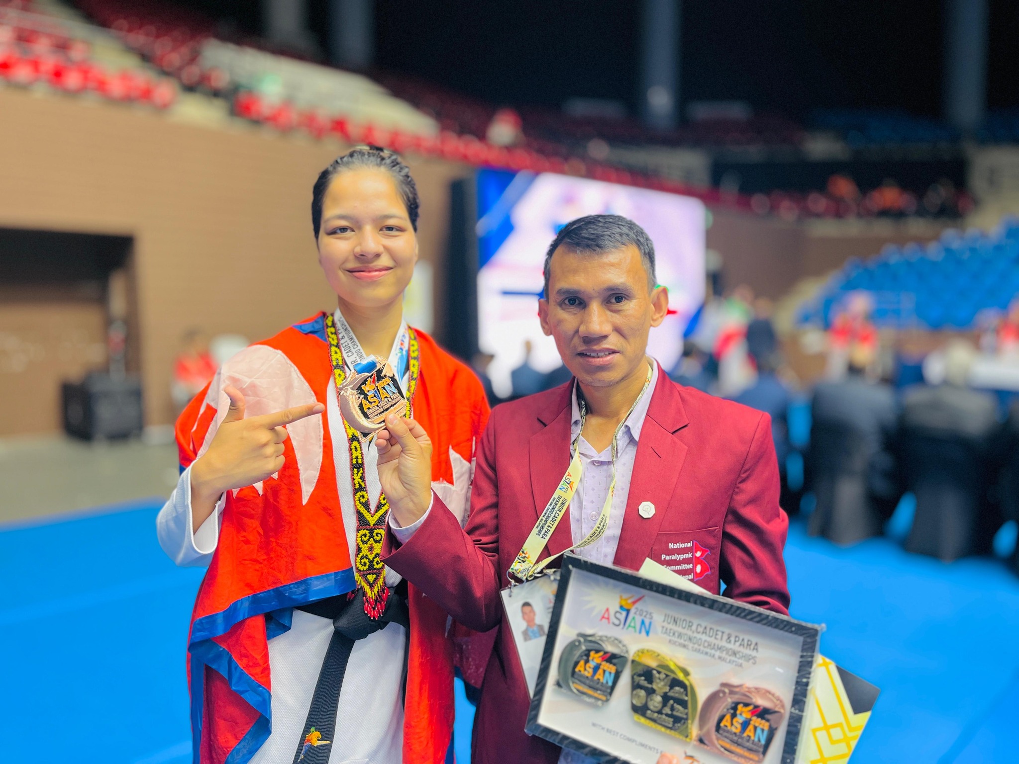 १०औँ एसियाली पारा तेक्वान्दो च्याम्पियनसिपमा पलेशाले जितिन कास्य पदक