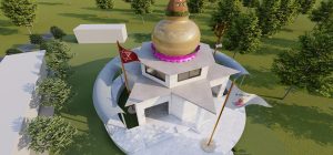 मातातिर्थमा बन्ने भयो यस्तो स्वरुपमा शिव मन्दिर