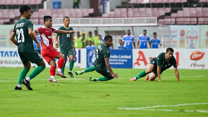 डुरान्ड कप फुटबल प्रतियोगिताः त्रिभुवन आर्मी क्लब समूह चरणबाटै घर फर्कियो