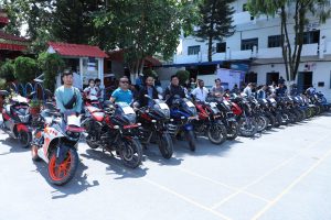 काठमाडाैं उपत्यकामा चोरी भएका ४१ वटा मोटरसाइकल र स्कुटर सम्बन्धित धनीलाई फिर्ता