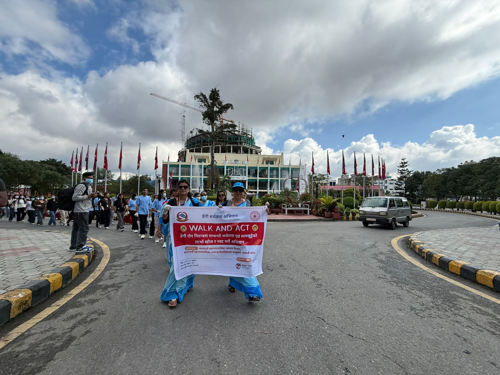 डेंगी नियन्त्रणका लागि काठमाडाैं महानगरमा ‘वाक एन्ड एक्ट’ मेघा अभियान