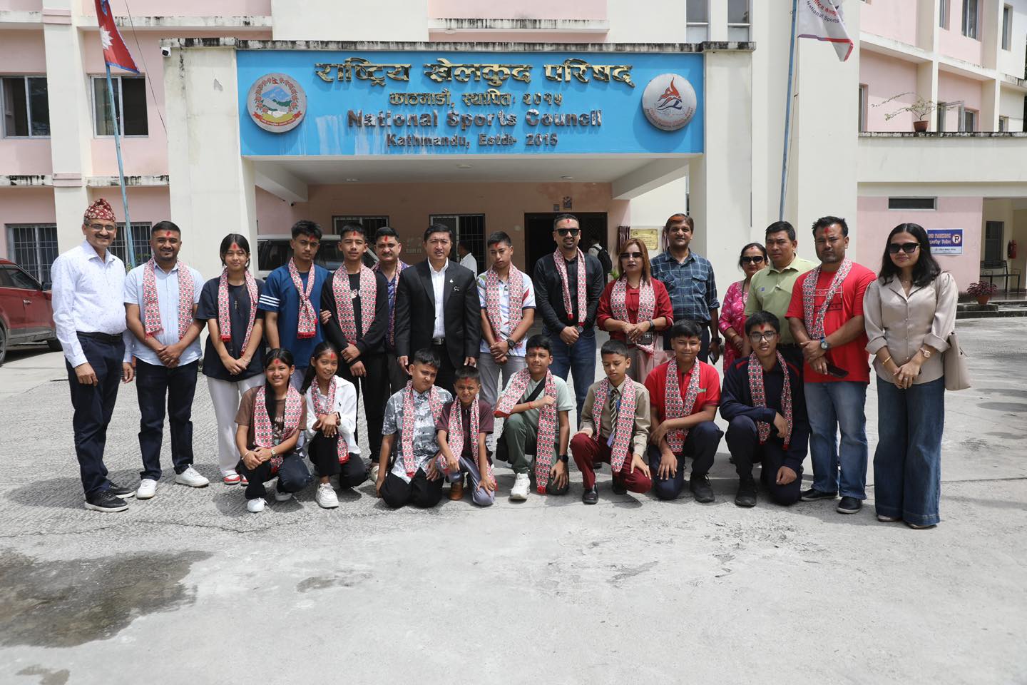 मलेसियामा हुने विश्व युथ स्क्य्राबल च्याम्पियनसिपमा सहभागी हुने नेपाली टोलीलाई राखेपबाट बिदाइ