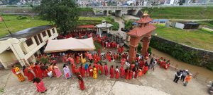 ऋषि पञ्चमी : चेकपोष्टस्थित वाणस्थली त्रिवेणी धाममा व्रतालु महिलाहरूको भीड (तस्बिरहरू)