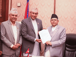 रामहरि खतिवडाले सभामुखलाई बुझाए राजीनामा