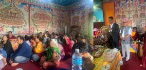 चन्द्रागिरिमा पनि मनाइयो गुरु रिन्पोछेको जन्म दिवस, पानीघाट गुम्बामा पुगे शुभेच्छुकहरू