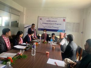 थानकोट अस्पताललाई कोइकाबाट १४ लाख रुपैयाँ बराबरको सहायता सामाग्री सहयोग