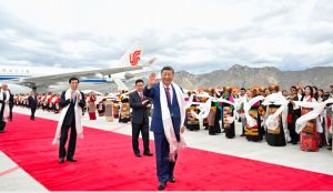 चिनियाँ राष्ट्रपति सि जिङफिङ ल्हासामा