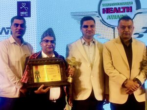 मातातिर्थ आयुर्वेद तथा वैकल्पिक चिकित्सा अस्पताललाई उत्कृष्ठ आयुर्वेद अस्पताल अवार्ड