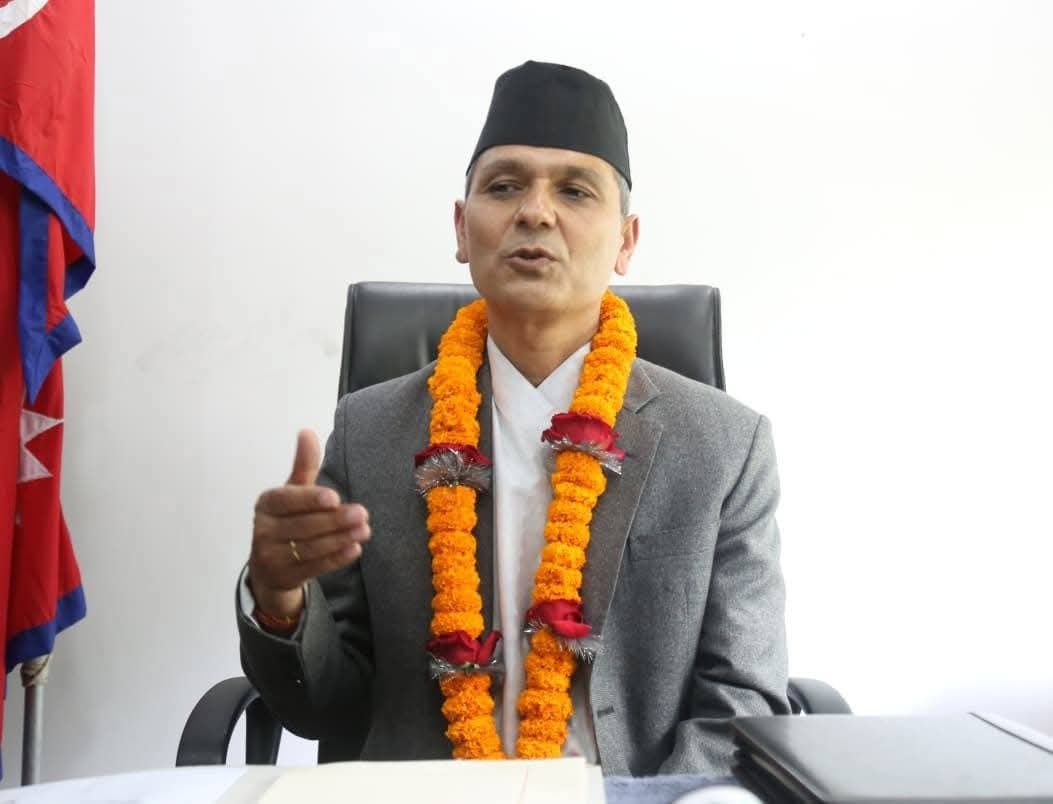 गृह मन्त्री अर्यालद्वारा पदभार ग्रहण