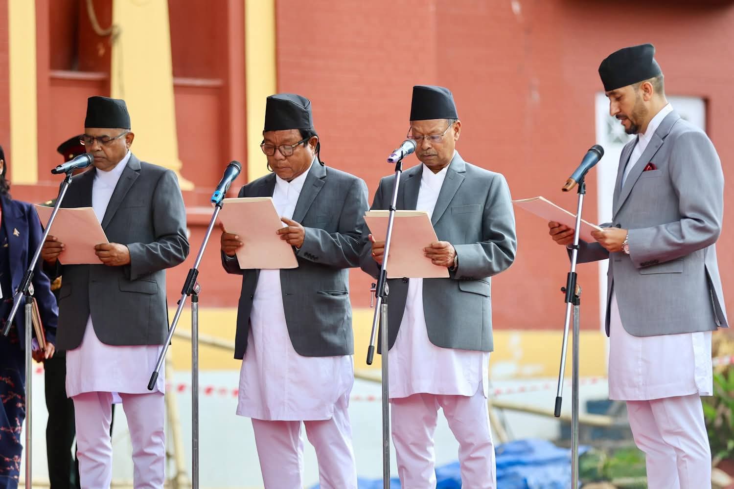 नवनियुक्त चार मन्त्रीले लिए शपथ, कार्की नेतृत्वको क्याबिनेट अब आठ सदस्यीय