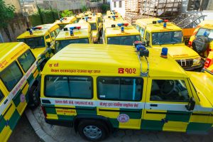 विभिन्न ३५ स्थानीय तहले पाए काठमाडौं महानगरबाट एम्बुलेन्स उपहार