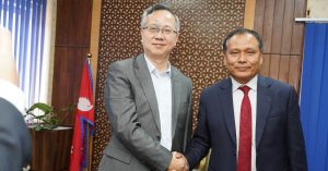 कलङ्की-बसुन्धरा सडक खण्डको काम तत्काल सुरु गर्न  चिनियाँ राजदूतलाई मन्त्री घिसिङको आग्रह