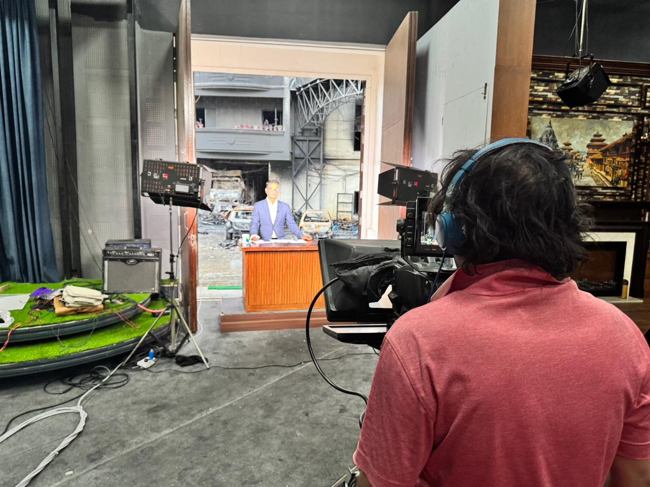 क्षतिग्रस्त भवनबाटै कान्तिपुर टेलिभिजनले सुरू गर्‍यो प्रसारण