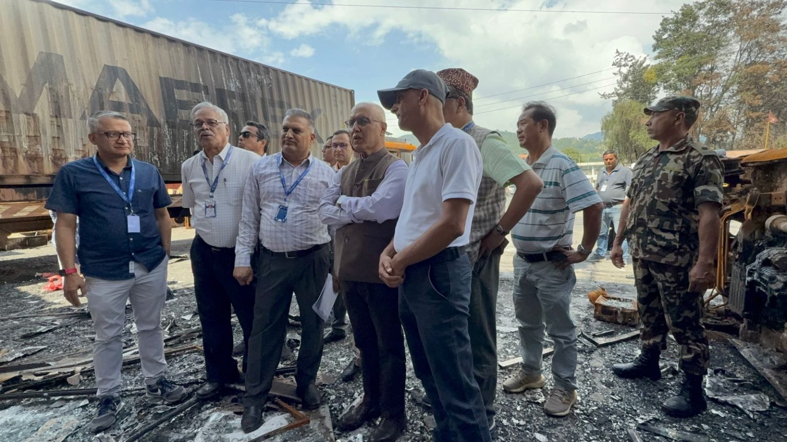 अर्थ मन्त्री खनाल चन्द्रागिरिमा, सतु्ङ्गलस्थित सिजी डिजिटल पार्क निरीक्षण