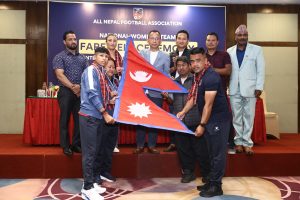 महिला राष्ट्रिय फुटबल टोलीको बिदाइ