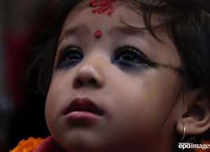 आर्यतारालाई नयाँ कुमारीका रुपमा विधिपूर्वक भित्र्याइयो कुमारी घर​