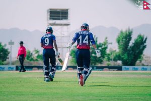 टी-२० विश्वकप छनोट: सामाओलाई नेपालले दियो २१२ रनको लक्ष्य