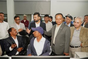 लक्ष्मीपूजामा निर्वाध विद्युत् आपूर्ति, मन्त्री घिसिङ स्यूचाटार प्रेषण केन्द्रकाे निरीक्षणमा